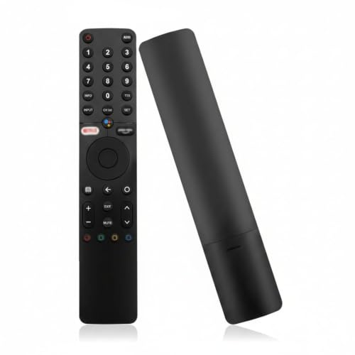 Télécommande Vocale Bluetooth XMRM-19 pour Xiaomi Mi TV Séries P1/Q1 | pour Smart TV (32/43/50/55/75) L32M6 L43M6 L50M6 L55M6, Télécommande avec Commande Vocale et Touches de Raccourci