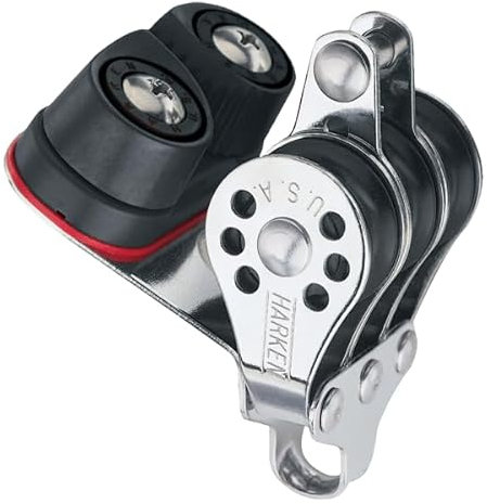 HARKEN Micro Block | Dreier | Klemme | Carbo-Cam® | Hundsfott | 6 mm | HK231
