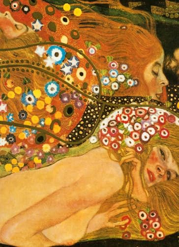 Kunstpostkarte zum Sammeln - Gustav Klimt: Water Serpents II