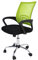 La Silla Española Ribadeo Silla de Oficina sin Reposacabezas, Poliéster y Rejilla, verde, 53.5x57x98 cm