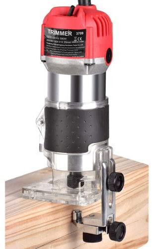 Elettrica Potente Del Router Del Trimmer Della Taglierina Elettrico A Mano Trimmer Di Legno Plastificatrice Router Falegnami Strumenti,580W 30000 rpm