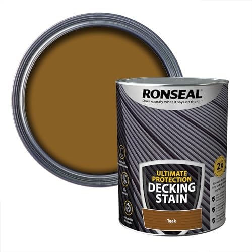Ronseal Ultimate Protection Decking Stain Rich Teak 5L
