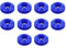 10 x Blue Plastic Snap Eyelets Grommets Self Sealing Groundsheet Tarpaulin Awning Cover