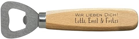 KATINGA Flaschenöffner Bieröffner Bester zum Geburtstag (Personalisiert)