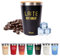 FISURA – Originaler Thermobecher Late but great“. Thermobecher für Kaffee zum Mitnehmen, schwarz. Kaffeetasse 310 ml. Thermotasse aus Edelstahl. BPA-frei. Autotasse.