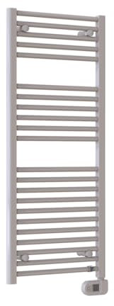 HDcasa Scaldasalviette termoarredo elettrico con termostato digitale programmabile Temperatura Regolabile Radiatore Elettrico Basso Consumo da Parete Verticale, Bianco (1041x500 500W)