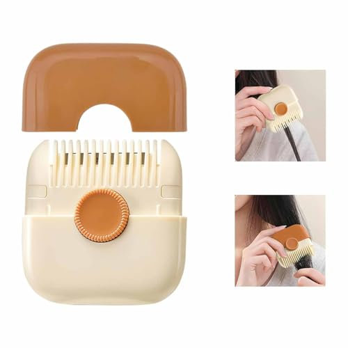 2-in-1 Hair Trimmer Comb,Tail Comb,Split End Removal & Hair Styling Tool, Mini Portable Hair Breakage Tool, Dual-Sided Design with Cover, for Thinning Hair Cutting and Styling Scissors Hairdressing.