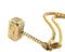 HZMAN Thor Hammer Necklace for Men Stainless Steel Retro Mythic Odin Hammer Pendant Necklace Jewelry Gift (Gold)
