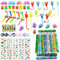 PRXYVLQT 76 Stücke Kindergeburtstag Mitgebsel Set,Partyspielzeuge,Schülerbelohnung, Goodie Bag Füllstoffe, Party Give Aways Party Favor Spielzeug Pinata Füllstoffe Beutel Karnevalspreise
