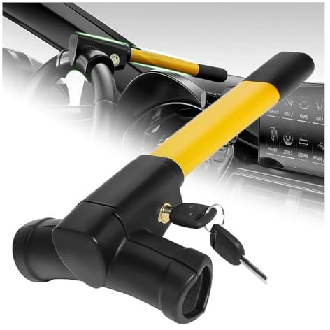 GTFRFD Lenkradkralle,für BMW 530e 2020 Lenkradschloss für Auto, Diebstahlsicherung vom Lenkrad bis zur Gurtsteckdose, Strapazierfähig