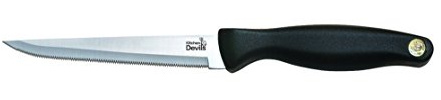 Kitchen Devils S8602003 Lifestyle Kitchen Knife, Black, 22cm
