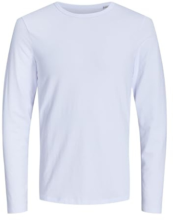JACK & JONES Male Langarm-T-Shirt Einfarbig Langarm-T-Shirt