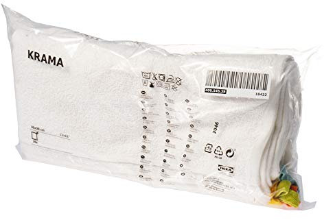 IKEA.. 400.545.38 Krama Waschlappen, weiß