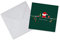 5er Pack Geschenkkarten mit Umschlag Frohe Weihnachten Weihnachtsmann Weihnachtskarte Geschenkanhänger Anhänger Klappkarte