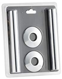 Arroll radiator Pipe covers & Collars Chrome 130 x 18mm 130CP