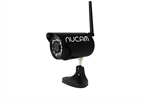 NUCAM 32GB Wireless Portable Magnetic Base Battery Powered RV/Trailer/Truck Hitch Backup Camera NuCam WR Surveillance IP Camera w. 1/4-20 UNC Hole, Motion Detection Recording Night Vision
