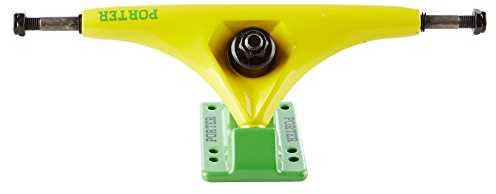 LIGHT BOARD CORP Nice Longboards Hardgoods Street Zubehör Porter Truck Longboard Truck, Yellow Green, 180 mm, PRT002