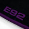 Autoteppich Stylers ATS-Q300_E92-203_BMW Fußmatten mit Stick (E92) und Rand in Violett