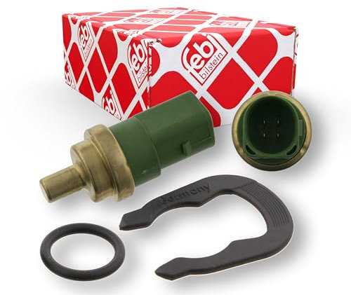 febi bilstein 32510 sensore temperatura liquido raffreddamento con anello di tenuta e molla di ritegno, 1 unità