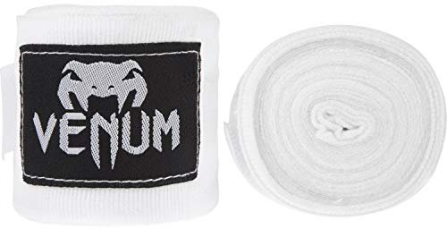 Venum Herren Kontact Boxbandagen Bänder, Weiß, 4m