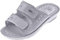 Scandi Damen Clogs Weiß Pantoletten Gel Effekt Latschen Gesundheits Schuh Antibakteriell Sandalette Gr. 39