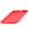 praktisches Servier Tablett Serviertablett Gläsertablett abräumen Gastrotablett rutschhemmend 45,5 x 35,5 cm stapelbar Farbe rot Gastronomie Kantine