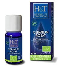 Herbes et tradition - Huiles essentielles Géranium rosat d'Egypte Bio 10 ml