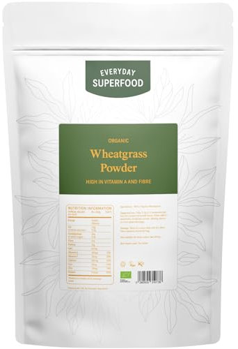 Everyday Superfood Organic Wheatgrass Powder 200g | High-Grade EU Grown Wheat Grass | Green Juice Powder