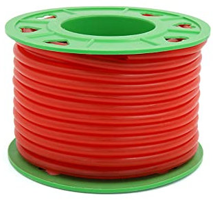 sourcingmap 18M 5x8mm Tubo de Gasolina Manguera de Combustible de Silicona Accesorio de Moto Rojo