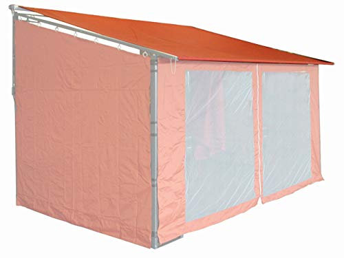 QUICK STAR Ersatzdach Roll Pavillon 3x4m Pavillondach Markise Ersatzbezug Terra/Rotorange RAL 2001