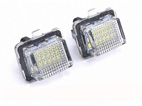 FOLGEMIR TOP LED Kennzeichenbeleuchtung, Nummernschilder 6000K Weiss, CE, fehlerfrei für C-Klasse W204 / S204, E-Klasse W212 / S212 / C207 / A207, CL-Klasse C216, S-Klasse W221