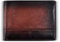 BULL GUARD RFID Blocking Wallet with Removable ID Burgandy Rich Brown