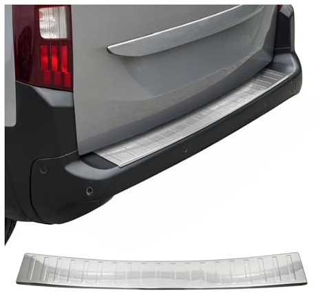 OMAC Ladekantenschutz für Rifter Partner/Berlingo 2018-26 Edelstahl Chrom | Silber, Stoßstangenschutz, fahrzeugspezifische Passform