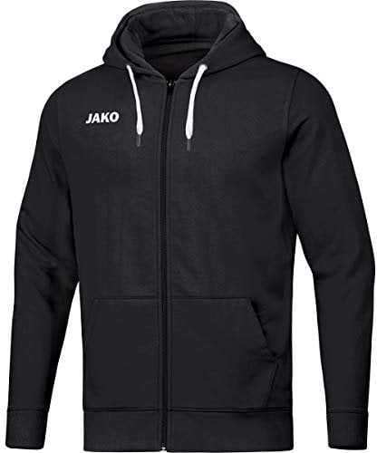 JAKO Herren Kapuzenjacke Base, Schwarz, 3XL