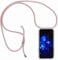 Bigcousin Coque Compatible avec Huawei Honor 20/ Nova 5T,Coque avec Cordon,Étui de Protection en Silicone avec Collier Case Portable Cover,Rose Gold