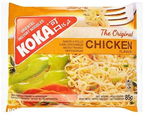 Koka Chicken Noodles 85g (Pack of 10) + Ching's Veg Hakka Noodles 185g ( Pack of 10) - Noodles Combo Saver