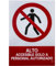 CABLEPELADO Señal prohibido el paso a personal no autorizado, Cartel no entrar, PVC, 21 x 30 cm