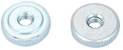 Dadi per impugnatura da 10 pezzi GB807 Dado zigrinato zigrinato Dado zigrinato in acciaio al carbonio zincato(M6(10pcs))