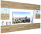 BELINI Wohnwand Vollausstattung Wohnzimmer-Set Moderne Schrankwand mit LED-Beleuchtung Anbauwand TV-Schrank Sonoma Eiche