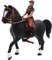 Pferd und Reiter Spielset Pferdefiguren Minifiguren Kuchendekoration Pferde Tiere Kuchen Deko Pferdespielzeug Spielset Sammelfiguren Dekoration Lernspielzeug für Kinder