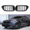 YIUBCZOQI G30 Kühlergrill, vorderer Nieren Grill passend für BMW 5er G30 G31 Nieren Schwarz 2017-2020 Doppellamellen schwarz glänzende Grills