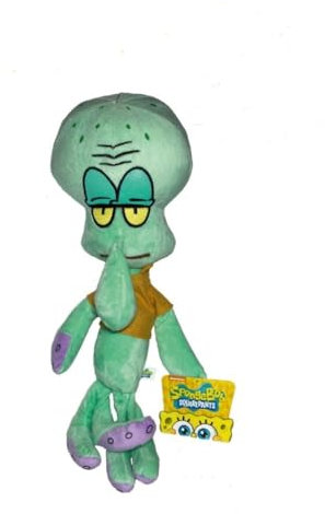Play by Play Spongebob – Thaddäus-Plüsch Calamardo, 30 cm, superweiche Qualität