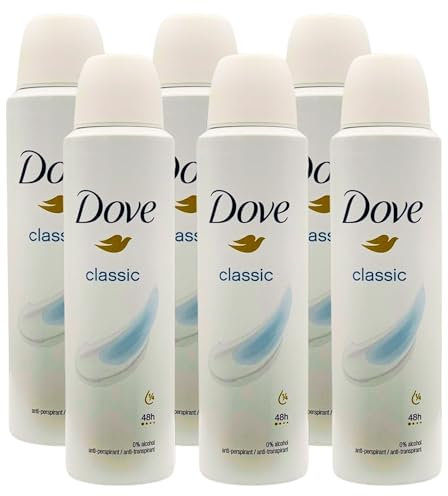 Dove Classic Deodorant Spray - 6 x 150 ml
