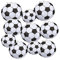 Surwin 10pcs Ballspiele Papierlaterne Set, Hochzeitsdeko Party Deko Lampions, 20cm 25cm 30cm Himmelskörper Rund Papierlampe Hängend Papierlaternen (10er Set,Fußball)