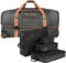 normani Reisetrolley 90 L Reisetasche mit Rollen Weichgepäck Wheeled Duffel mit 4 passenden Packtaschen Farbe Orange