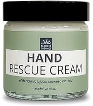 SEAWEED ORGANICS - Seaweed hand rescue cream, Hydrating and Revitalizing with Organic Seaweed Extract, Organic jojoba, olive & coconut oils, All Skin type, 60g, DIANA DRUMMOND