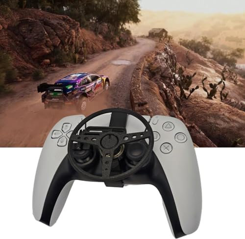 Juego Mando Mini Volante Para PS5/PS5 Slim Controllers 3D Recambio Auxiliar Mango Racing Rueda Juego Accesorios