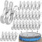 30 PCS Pool Cover Clips Stainless Steel Wind Guard Clips 5.1 Inch Large Pool Cover Clamps for Above Ground Pool