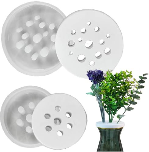 Silikonformen Gießformen, Silikonform Blumenhalter, Gipsformen zum Gießen (Runden)