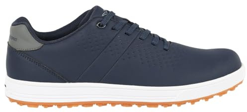 Greg Norman Herren Golf Bandit Schuh – wasserdicht, bequem, spikeless, wasserabweisend und atmungsaktiv Golfschuhe, navy, 42 1/3 EU